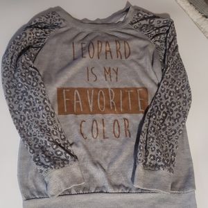 "Leopard is My Favorite Color" long sleeve tee
